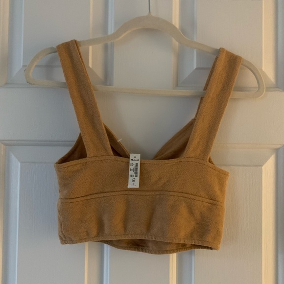Madewell cut out knot front crop tank top - Picture 2 of 2